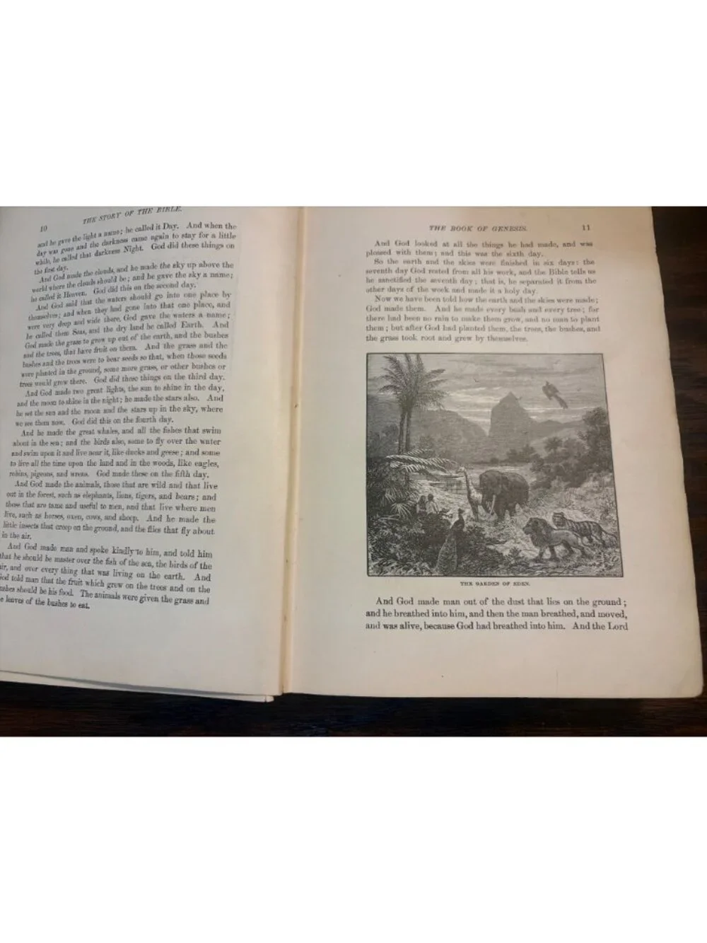 The Story Of The Bible By Charles Foster 19th Century Hardcover w/ Illustrations